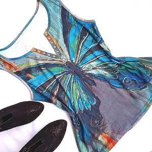 Butterfly Tank Top